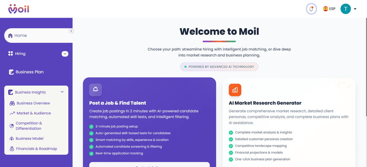 Moil Business Growth Platform